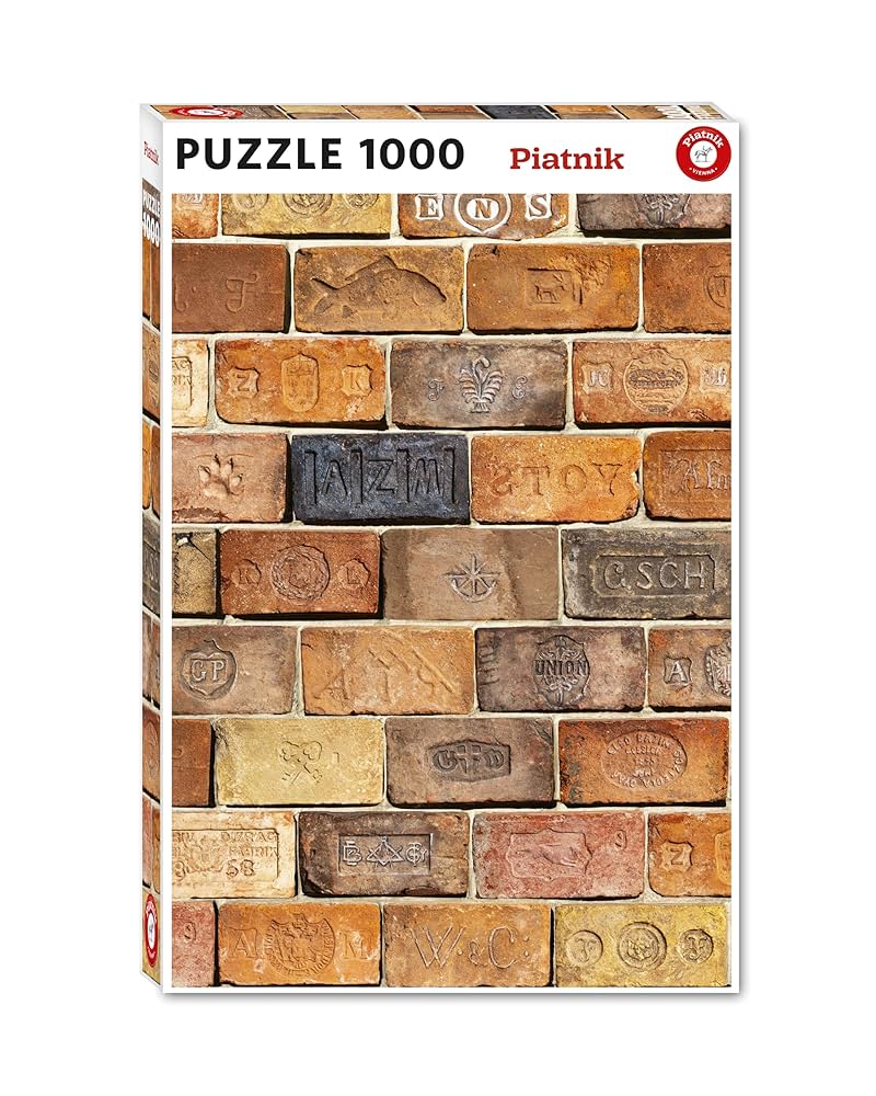 Piatnik 1000 Piece Puzzle Brick, Jigsaw Puzzles - Amazon Canada